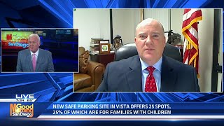 Vista Mayor John Franklin on opening of new Safe Parking Program