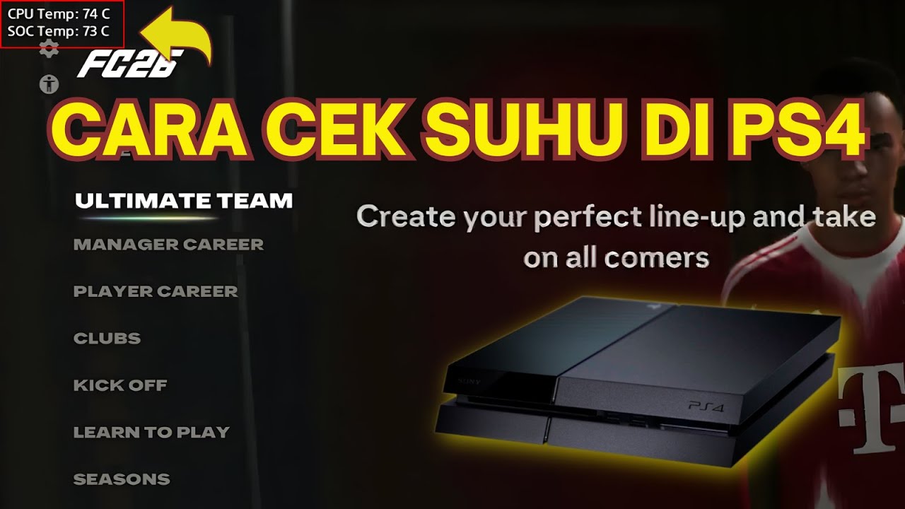 CARA Cek Suhu & Temperature di Game PS4