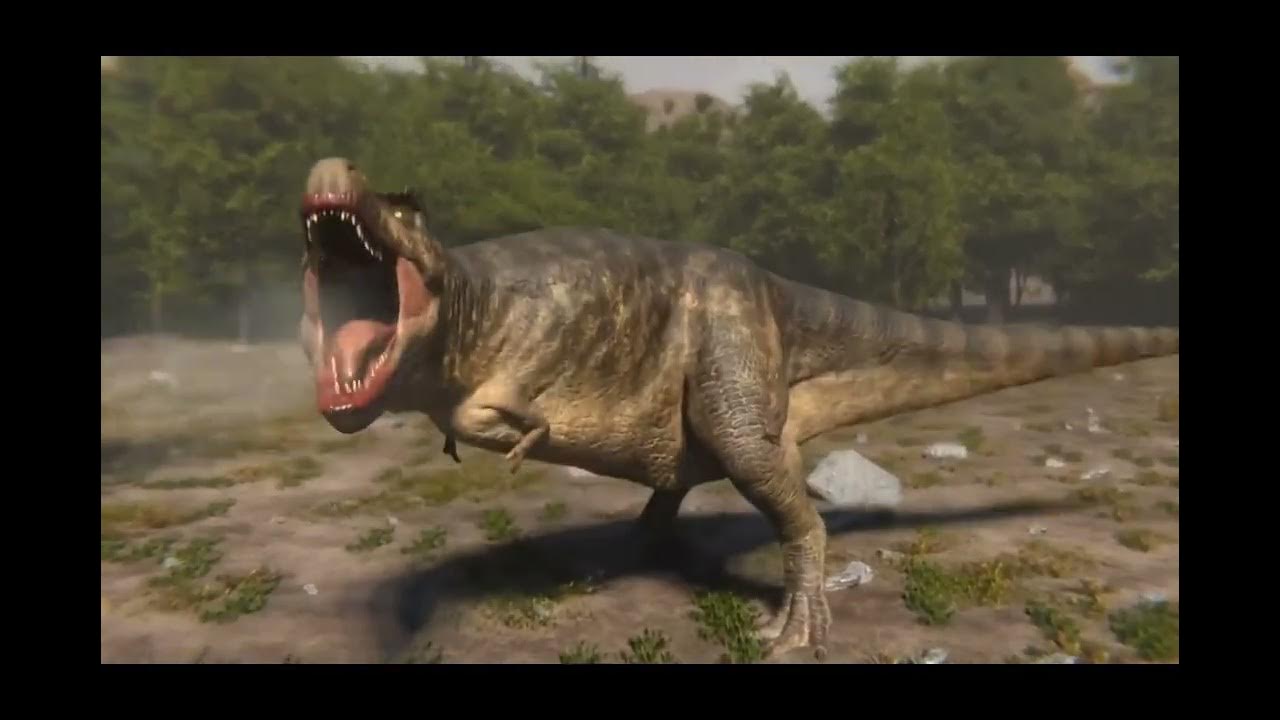 Goji Center's Tyrannosaurus vs Palaeoloxodon(Resounded) - YouTube