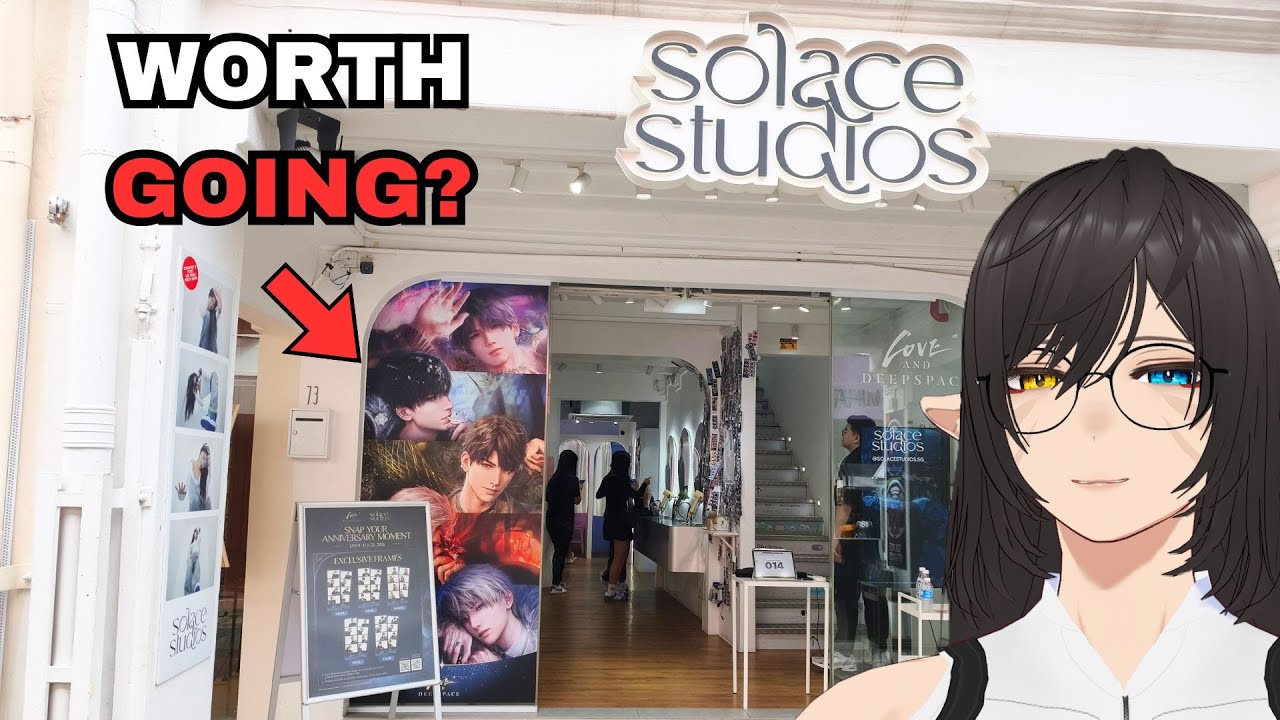 VTuber visits the Love And Deepspace Offline Event at Solace Studios Singapore