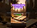 Morning Prayer | | Say these words let God hear your faith #shorts
