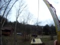 Homemade Forest Zip Line (Insanely Fast) Part 2