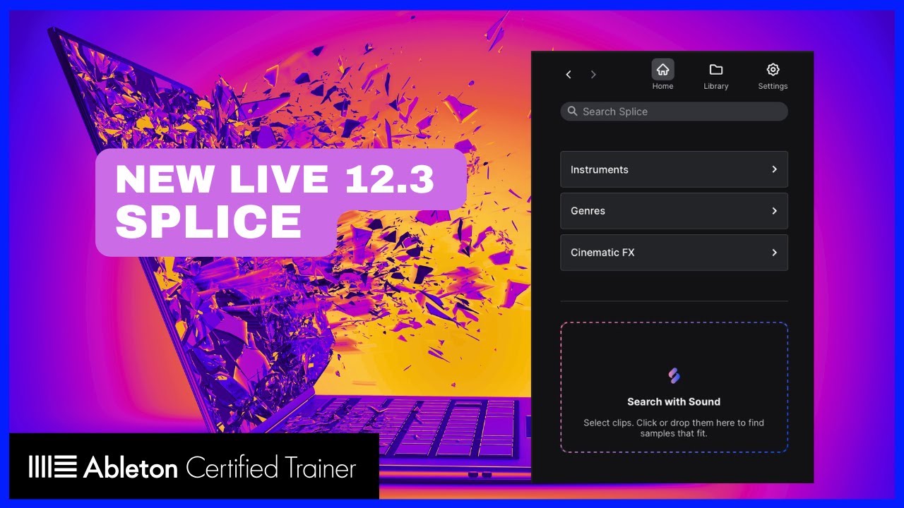 Live 12.3 : Nouvelle Intégration Splice dans Ableton Live