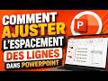 Comment Ajuster L’Espacement Des Lignes Dans Microsoft PowerPoint 📏