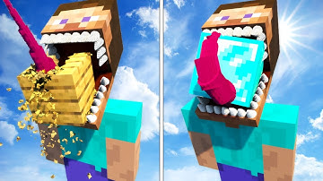 TESTING ALL MINECRAFT BLOCKS vs NIGHTMARE STEVE with TONGUE! | Experiments in Teardown