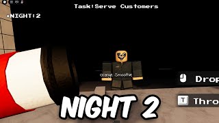 Roadside Smoothie - Night 2 | Roblox Horror Game