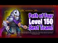 Best Team for Path of Four Level 150 | Hero Wars | Ninja Turtle Event