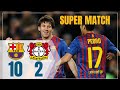 Barcelona Vs Bayer Leverkusen 10 2 R16 UCL 2012 Messi Makes Record Extended Highlights 