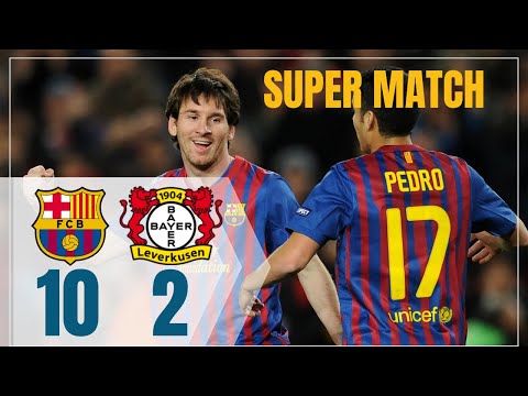 Barcelona Vs Bayer Leverkusen 10 2 R16 UCL 2012 Messi Makes Record Extended Highlights