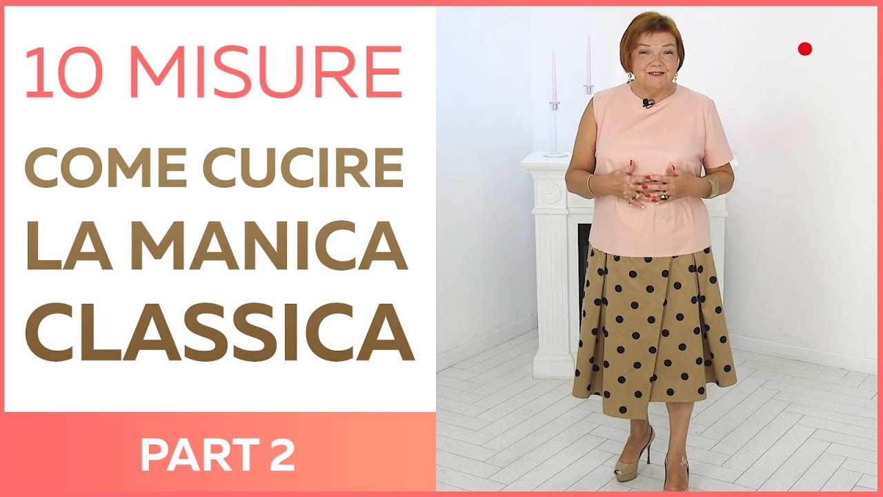 Come cucire  la manica classica. Lezione. Base corpino 10 misure. Parte 2