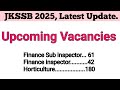 Jkssb Upcoming Vacancies | jkssb new Vacancies #jkssb