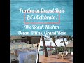 Parties at the beach kitchen in grand baie ocean villas