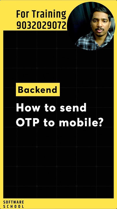 How to Send OTP to Mobile? Java Spring Boot, NodeJS + ReactJS Tutorial ...