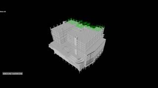 Jutareca Construction:- Hospital Structure ONLY Navisworks 4D Construction Sequencing