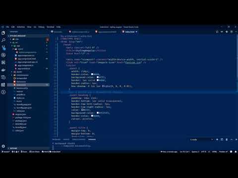 Styling Angular Components