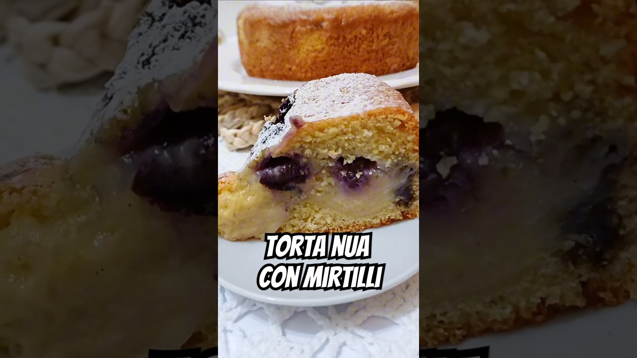 TORTA NUA CON MIRTILLI 🫐