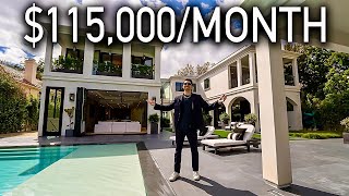 Inside a Beverly Hills Mansion with the PERFECT Basement to Entertain