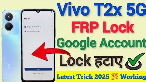 Vivo T2x 5G: Settings Not Opening - FRPBYPASS Android 14 2025 (Without PC) - Letest Trick 2025 