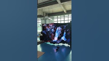 AU GOB P1.9 flexible LED display for creative event. #leddisplay