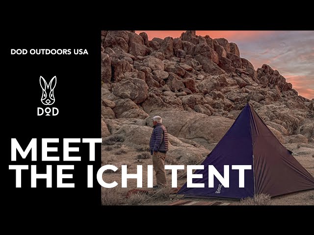 Ichi One Pole Tent // Medium // Black video thumbnail