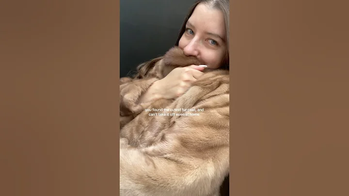WINTER READY 🤍 I’m obsessed with this fur coat 🤩 #furcoats #ootd #minkfurcoat #winterfashion