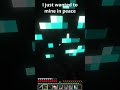I can never go mining in peace 2  #minecraft #funny
