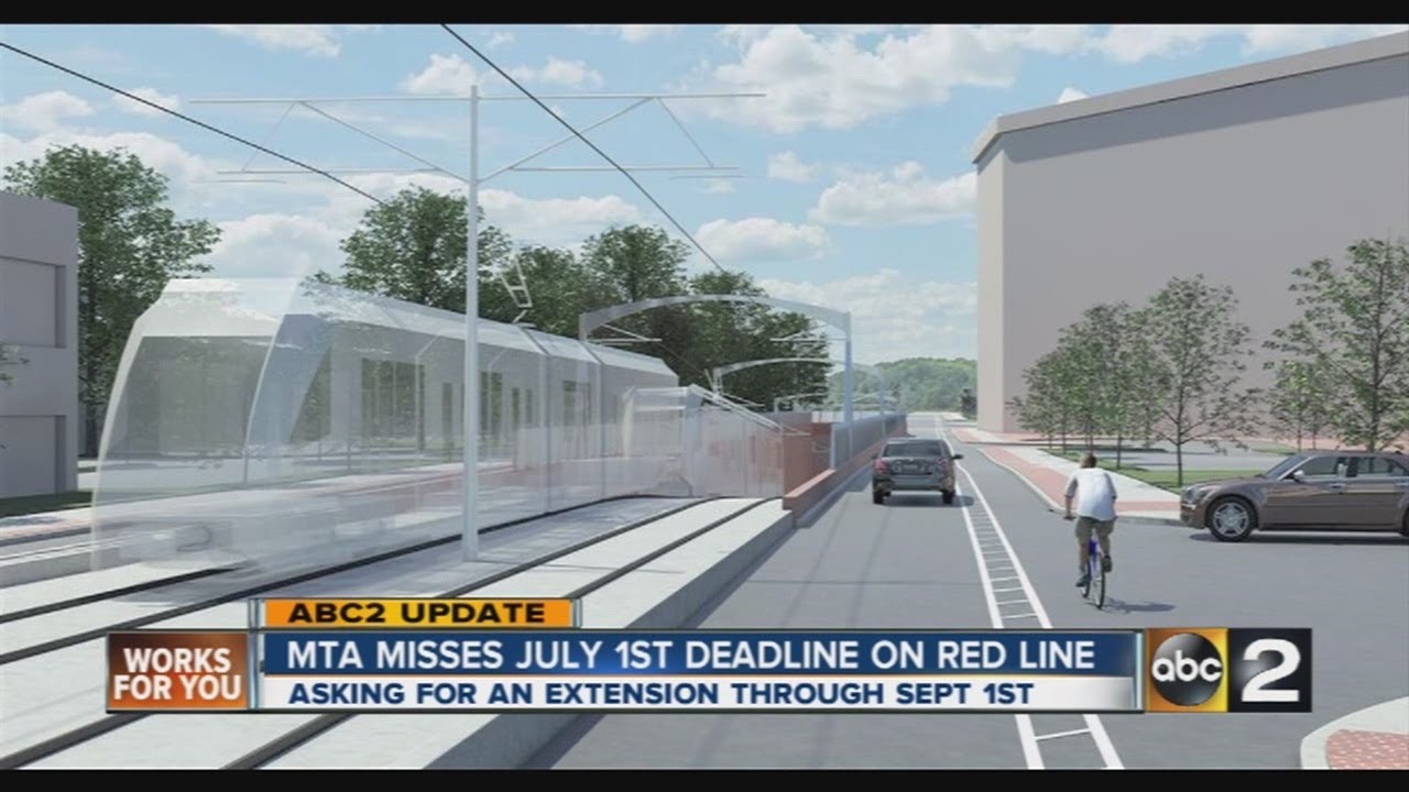 MTA misses deadline for Red Line - YouTube