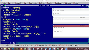 Đọc, ghi tệp trong pascal - phần 3