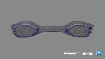 Modeling a Jeep Wrangler Roof Speaker in Maya - Part 2/2