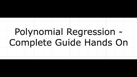 Polynomial Regression Tutorial with Hands-On Demo | Learn Implementation Step-by-Step