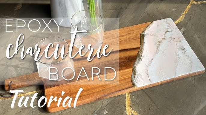TUTORIAL 🔅CRYSTAL finish with EPOXY resin. WOODEN BOARD with EPOXY 