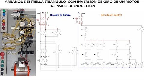 PRACTICE 1.8.1 Star-delta starting with reversing rotation of a three-phase induction motor