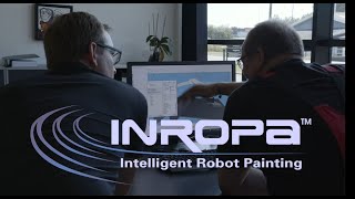 Einsparung durch Offlineprogrammierung für Lackierroboter mit Software von  INROPA
