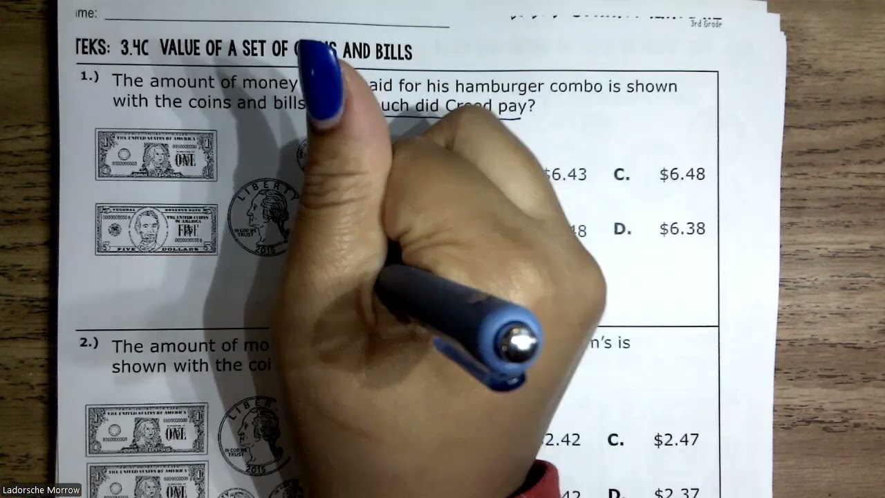 counting money homework