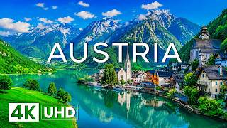 Austria 4K 🇦🇹 | Stunning Alps, Crystal Lakes & Peaceful Mountain Villages