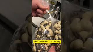 twist tie machine for snack bags, bread bags,panettone bags, any thing in plastic bags