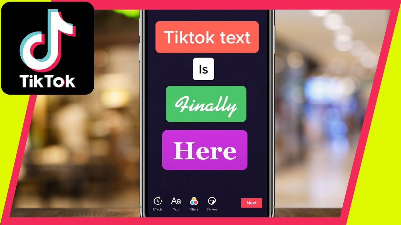 How to Add Text on TikTok - New Update