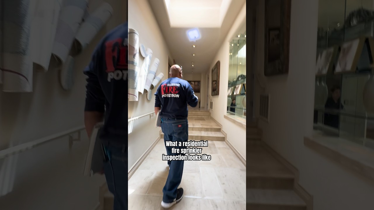 What a residential fire sprinkler inspection looks like 