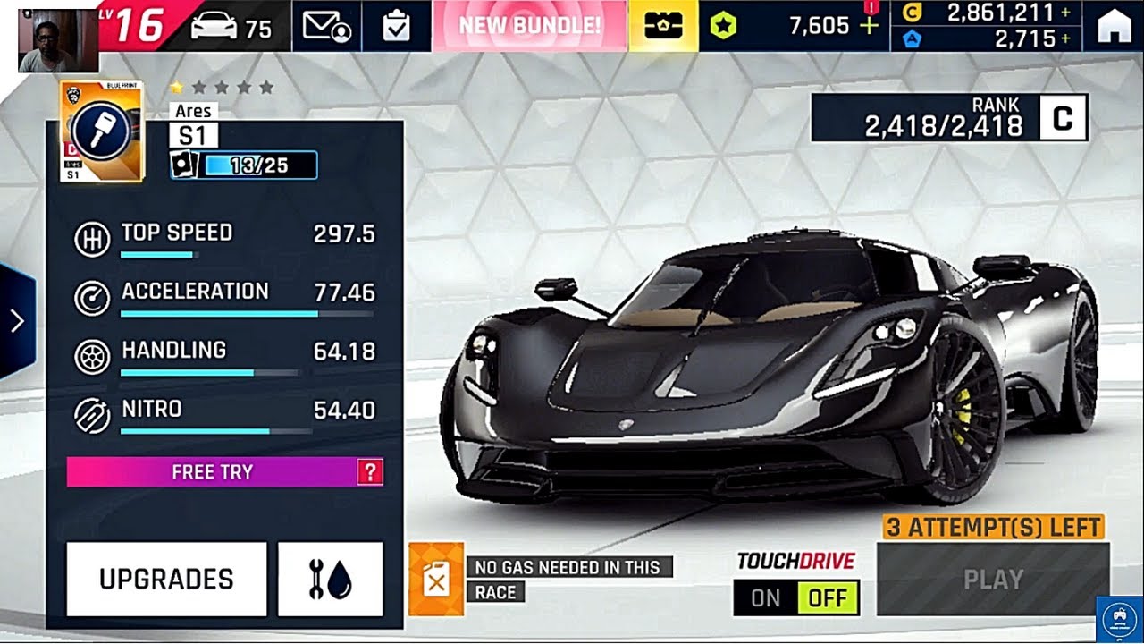 Asphalt 9 | Grand Prix | Ares S1 Car | Final Round 1 | Walkthrough