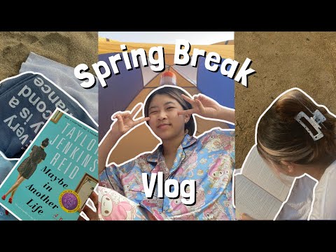 spring break/reading vlog | kewa