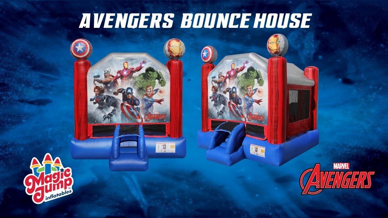 Official Disney Marvel Avengers Bouncer | Inflatable Bounce House | Magic Jump Inc.