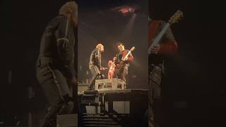 Rammstein - Till Lindemann joking with the microphone getting bother and upset Richard Kruspe Rammstein - Till Lindemann joking with the microphone getting bother and upset Richard Kruspe