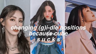 fixing (g)i-dle’s positions