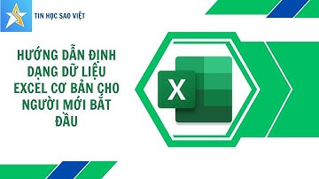Tự Học Tin Học Văn Phòng - Hướng Dẫn Định Dạng Dữ Liệu Excel Cơ Bản Cho Người Mới Bắt Đầu