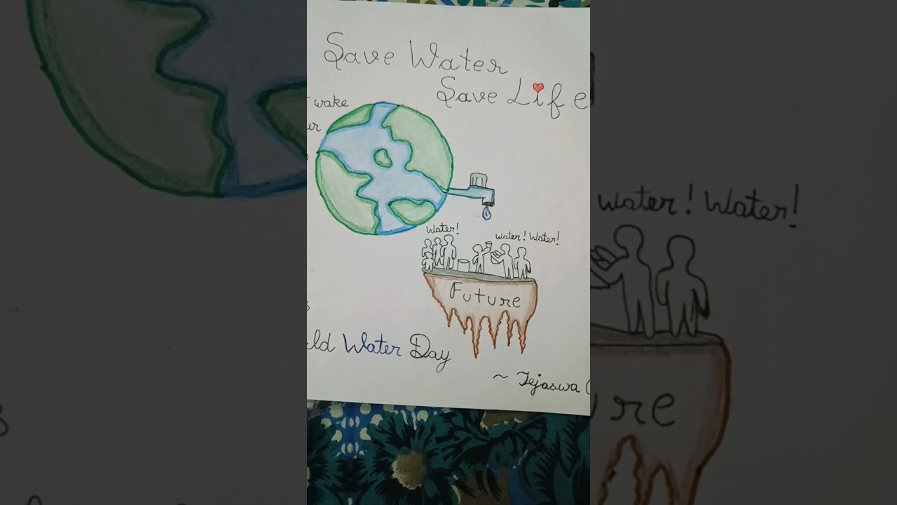 World water day poster idea|