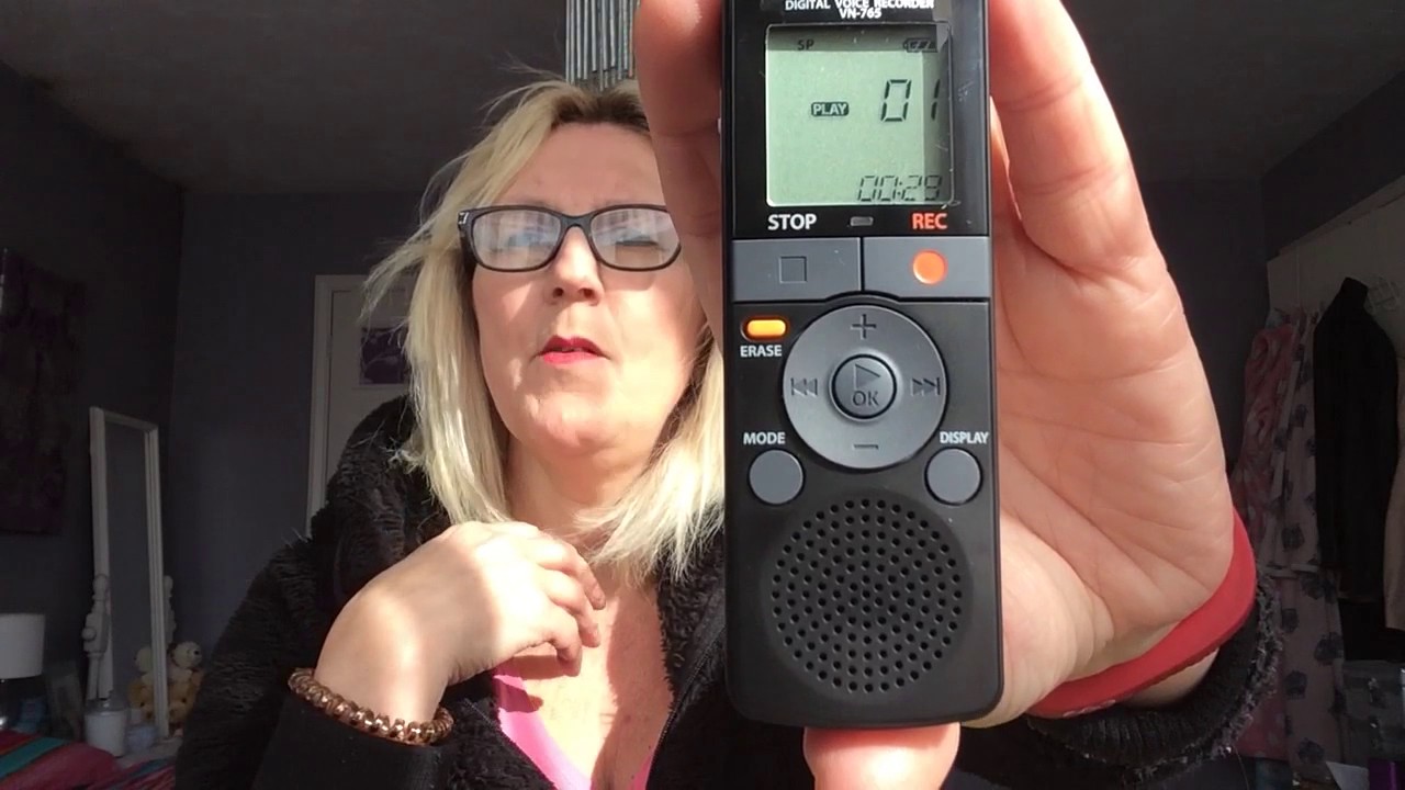 Olympus dictaphone voice recorder YouTube