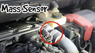 How To Remove And Clean Mass Air Flow Sensor (peugeot partner tepee) diy