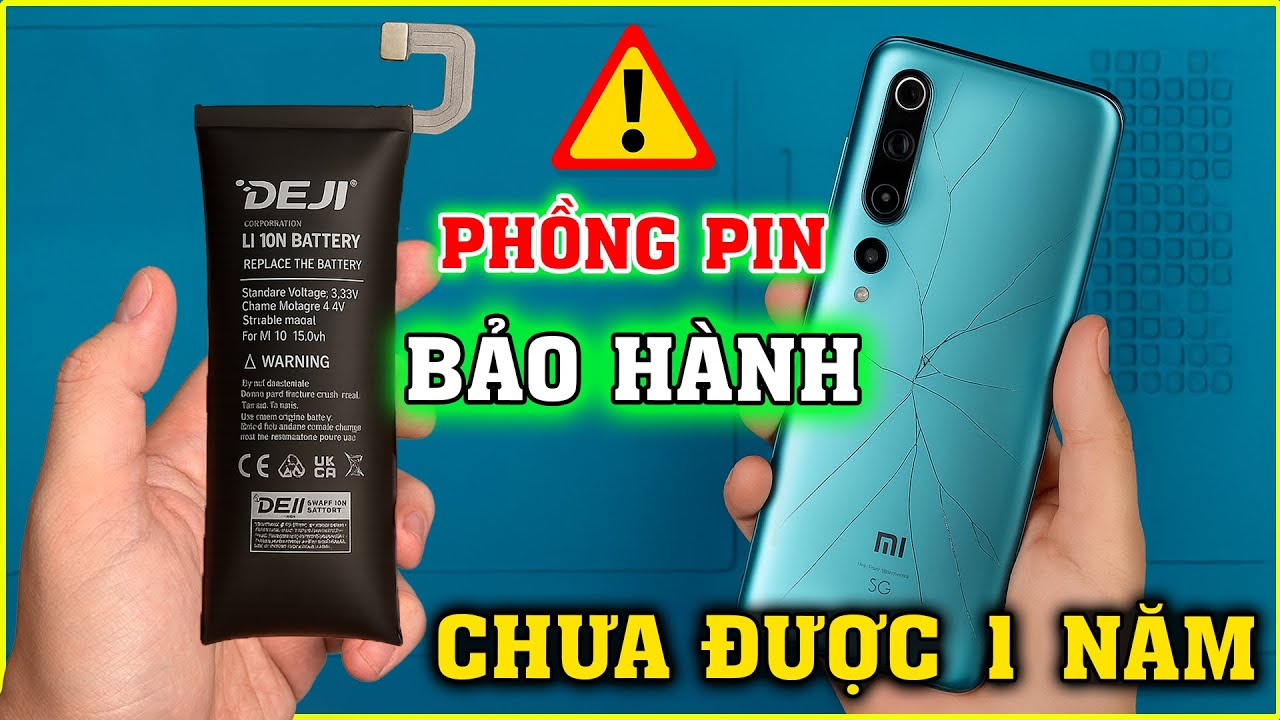 Kiếp Nạn Mi 10 - Pin Deji 8 Tháng Đã PHỒNG TO. Bảo Hành Ra Sao??