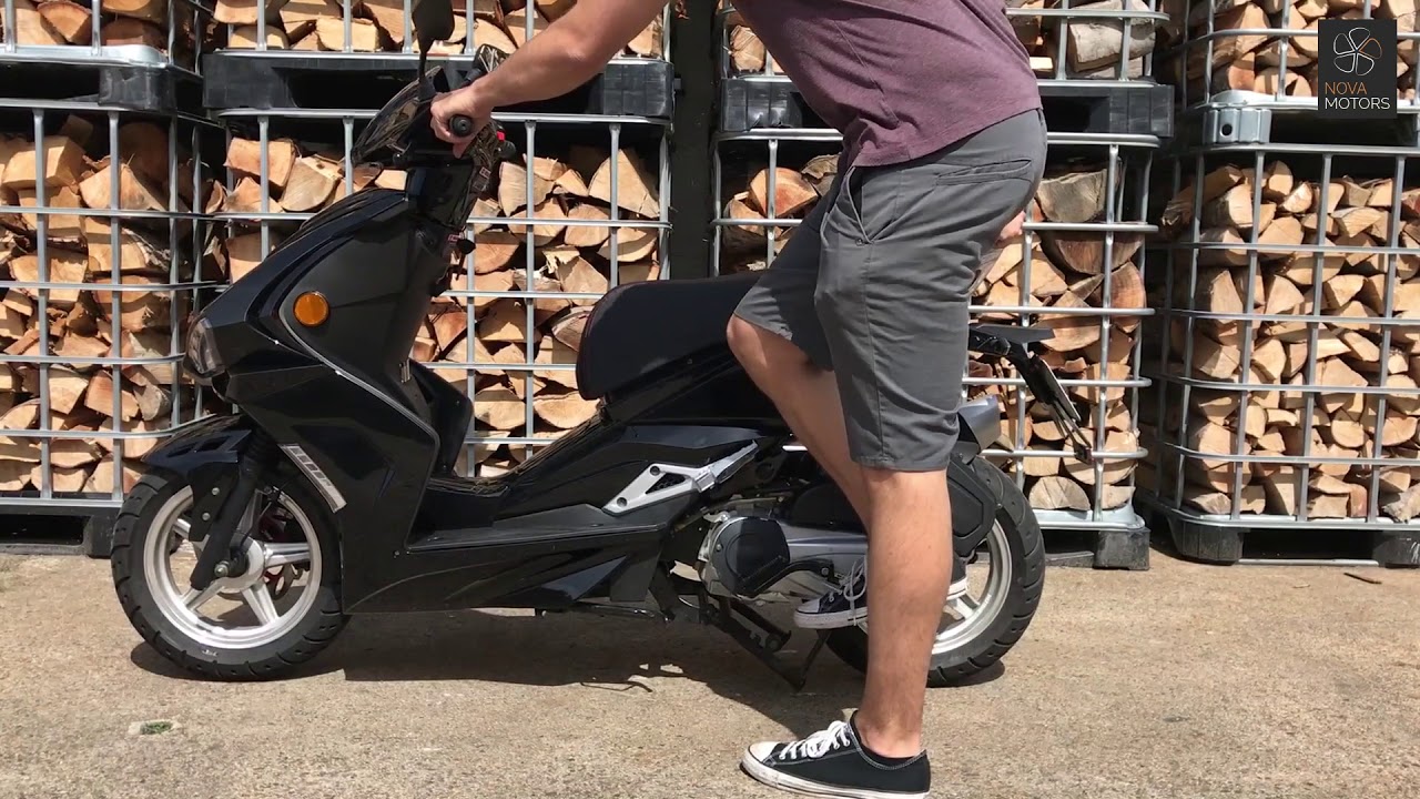 Nova Motors SP125i - Haupt-  und Seitenständer - YouTube