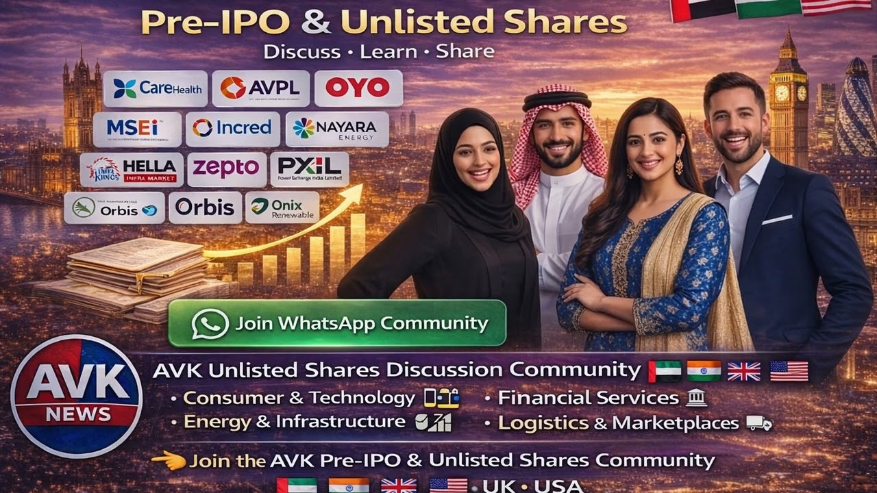 Join the AVK Pre-IPO & Unlisted Shares Community 🌍🇦🇪 UAE | 🇬🇧 UK | 🇺🇸 USA | 🇸🇬 Singapore | 🇮🇳 India
